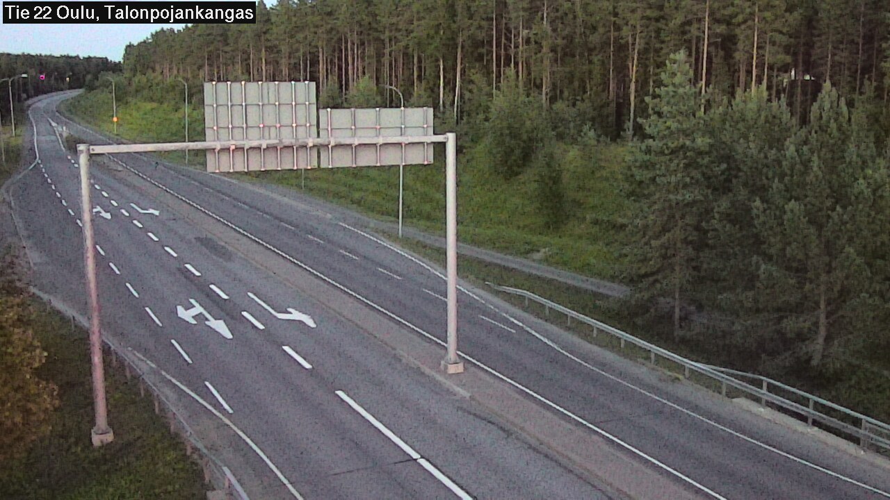 Weather Camera Image Road 22 Oulu Heikkilänkangas, Oulu, Pohjois-Pohjanmaa