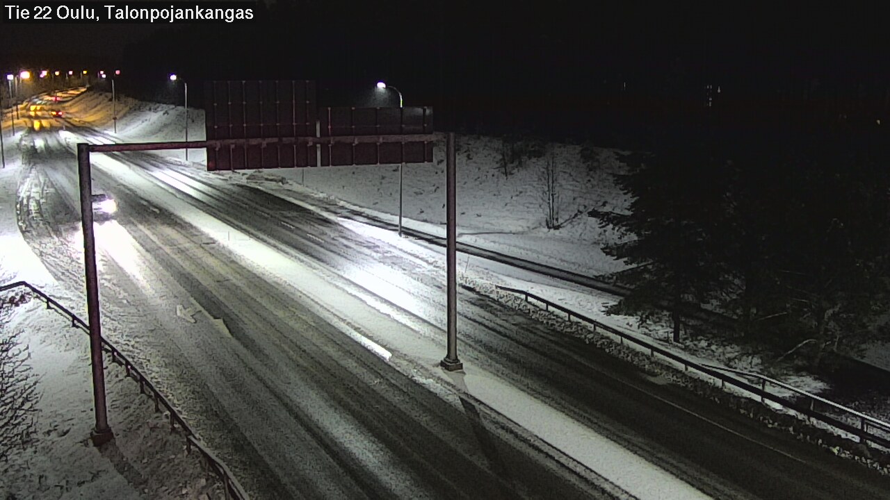 Weather Camera Image Väg 22 Oulu Heikkilänkangas, Oulu, Pohjois-Pohjanmaa