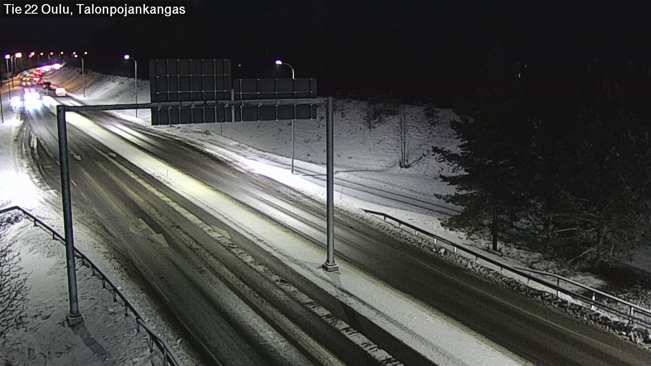 Weather Camera Image Väg 22 Oulu Heikkilänkangas, Oulu, Pohjois-Pohjanmaa