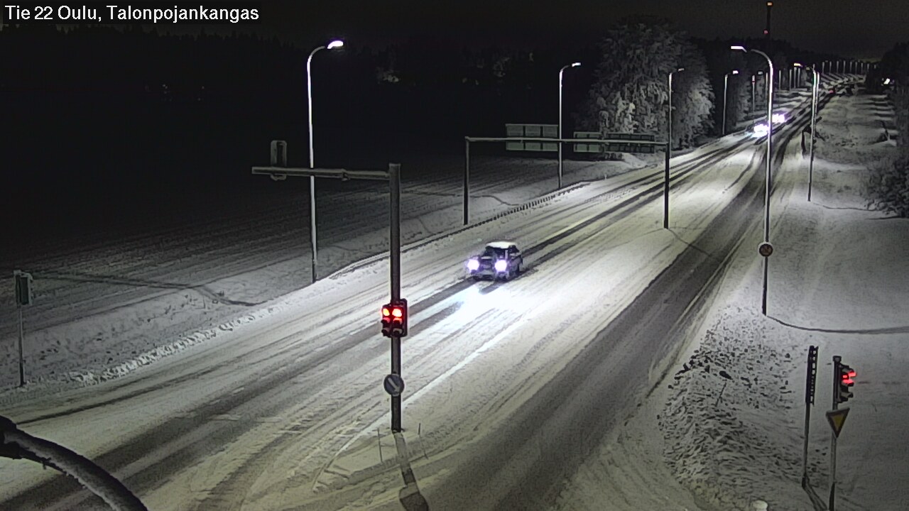 Weather Camera Image Väg 22 Oulu Heikkilänkangas, Oulu, Pohjois-Pohjanmaa