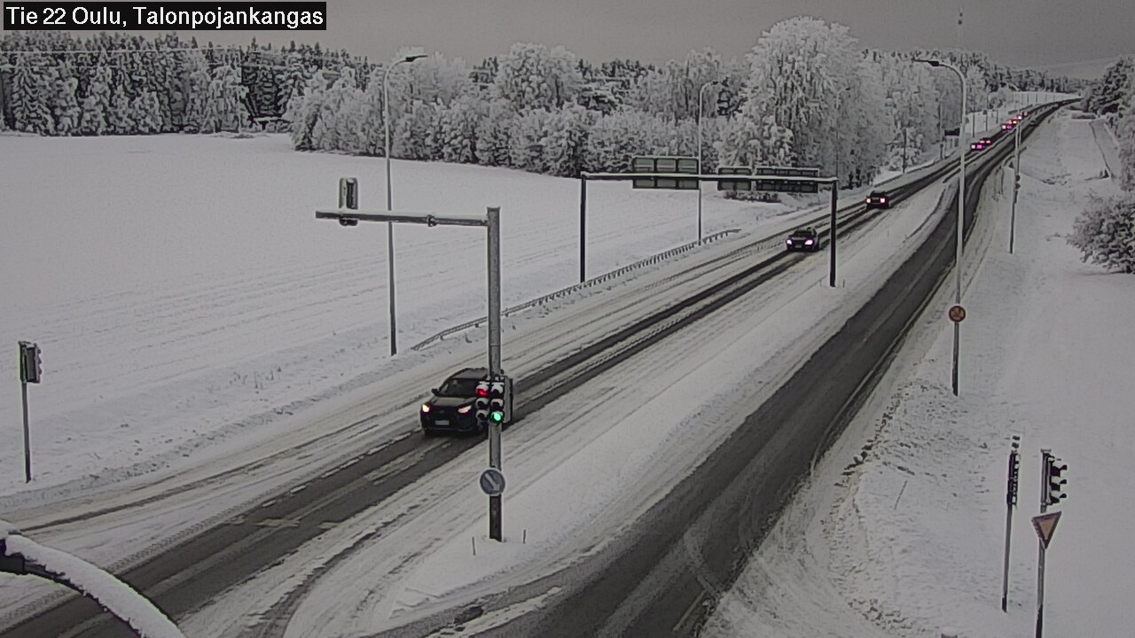 Weather Camera Image Väg 22 Oulu Heikkilänkangas, Oulu, Pohjois-Pohjanmaa