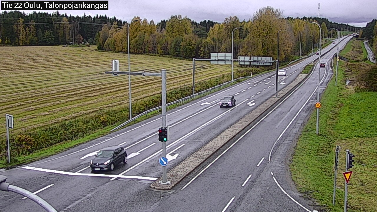 Weather Camera Image Road 22 Oulu Heikkilänkangas, Oulu, Pohjois-Pohjanmaa