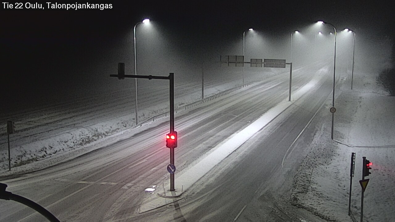 Weather Camera Image Väg 22 Oulu Heikkilänkangas, Oulu, Pohjois-Pohjanmaa