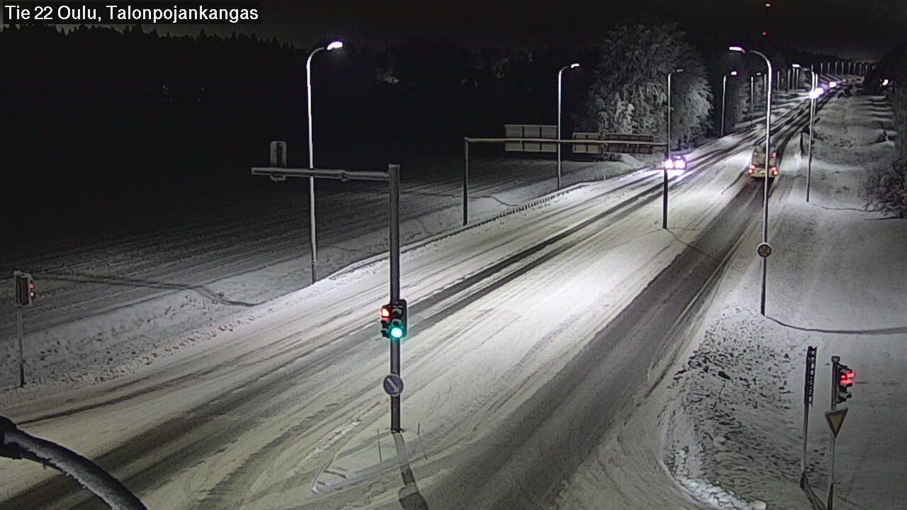 Weather Camera Image Väg 22 Oulu Heikkilänkangas, Oulu, Pohjois-Pohjanmaa