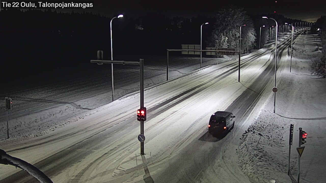 Weather Camera Image Väg 22 Oulu Heikkilänkangas, Oulu, Pohjois-Pohjanmaa