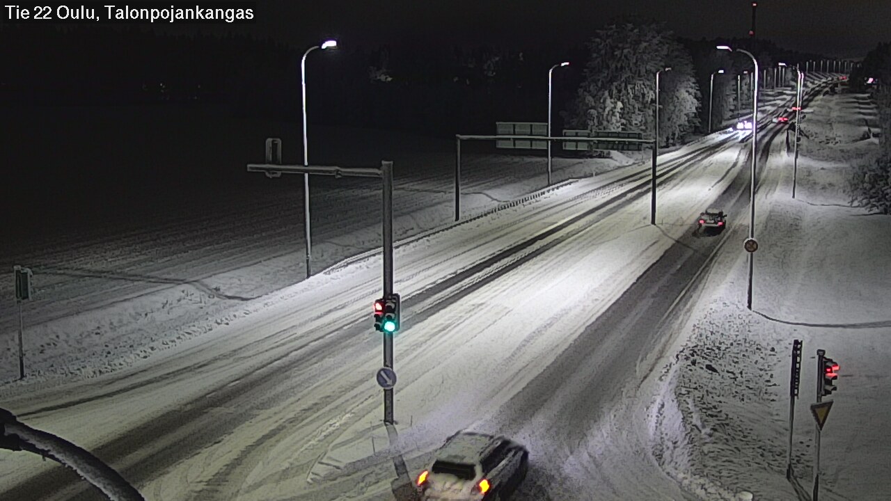 Weather Camera Image Väg 22 Oulu Heikkilänkangas, Oulu, Pohjois-Pohjanmaa