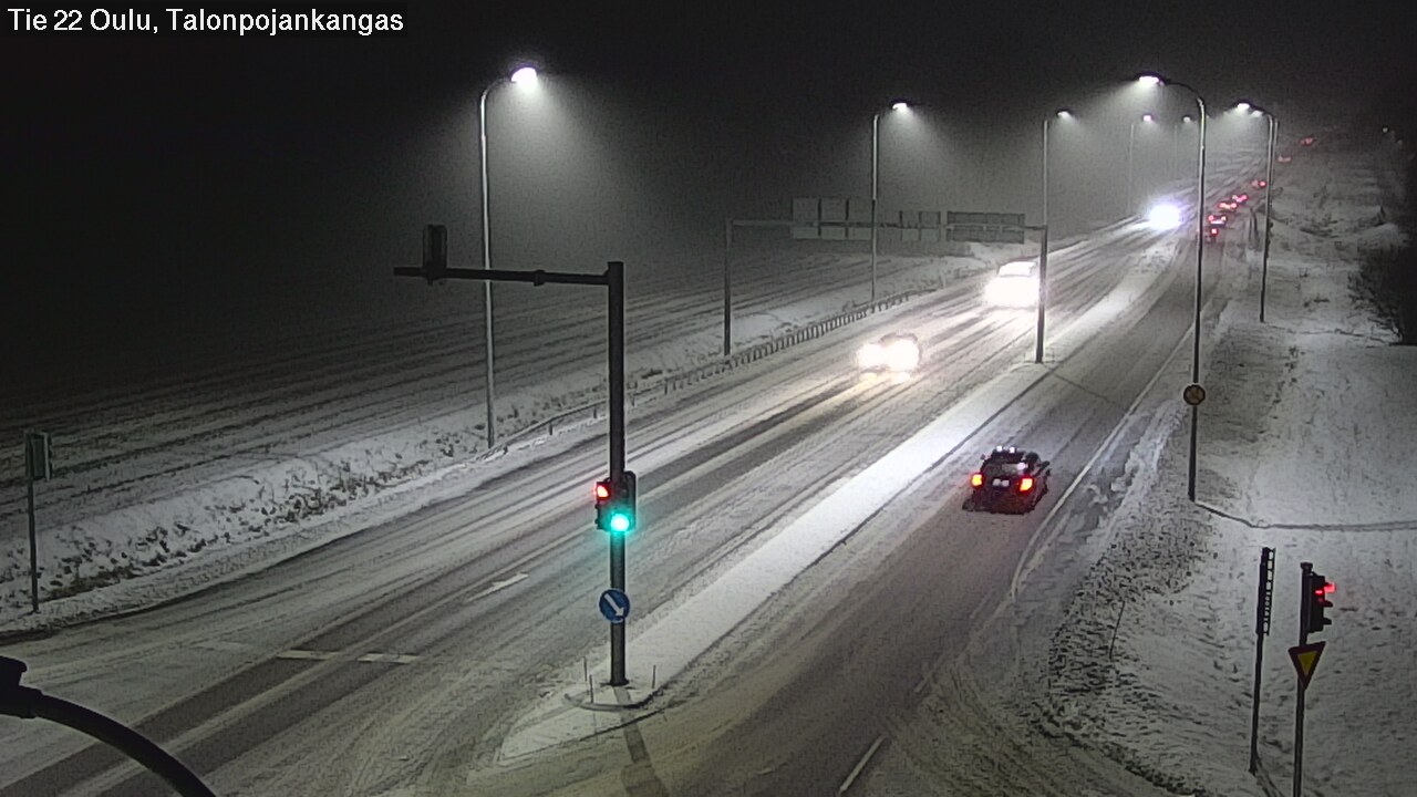 Weather Camera Image Väg 22 Oulu Heikkilänkangas, Oulu, Pohjois-Pohjanmaa