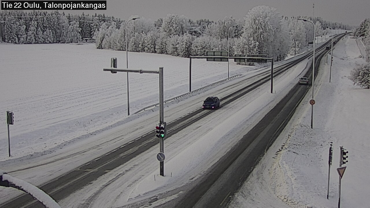 Weather Camera Image Väg 22 Oulu Heikkilänkangas, Oulu, Pohjois-Pohjanmaa