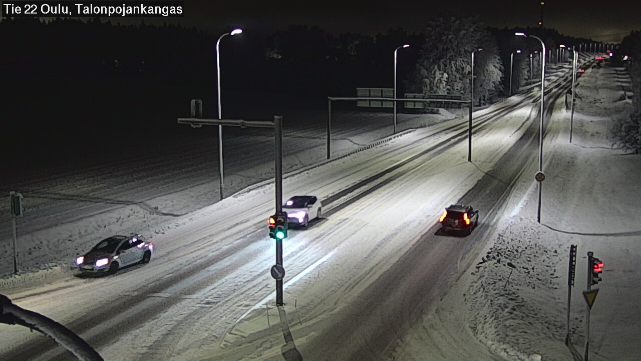 Weather Camera Image Väg 22 Oulu Heikkilänkangas, Oulu, Pohjois-Pohjanmaa
