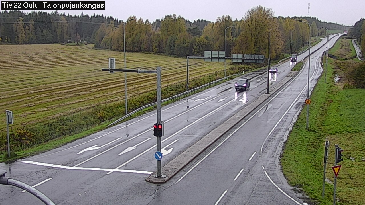 Weather Camera Image Road 22 Oulu Heikkilänkangas, Oulu, Pohjois-Pohjanmaa