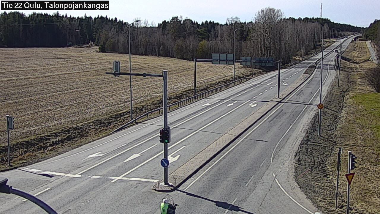Weather Camera Image Väg 22 Oulu Heikkilänkangas, Oulu, Pohjois-Pohjanmaa