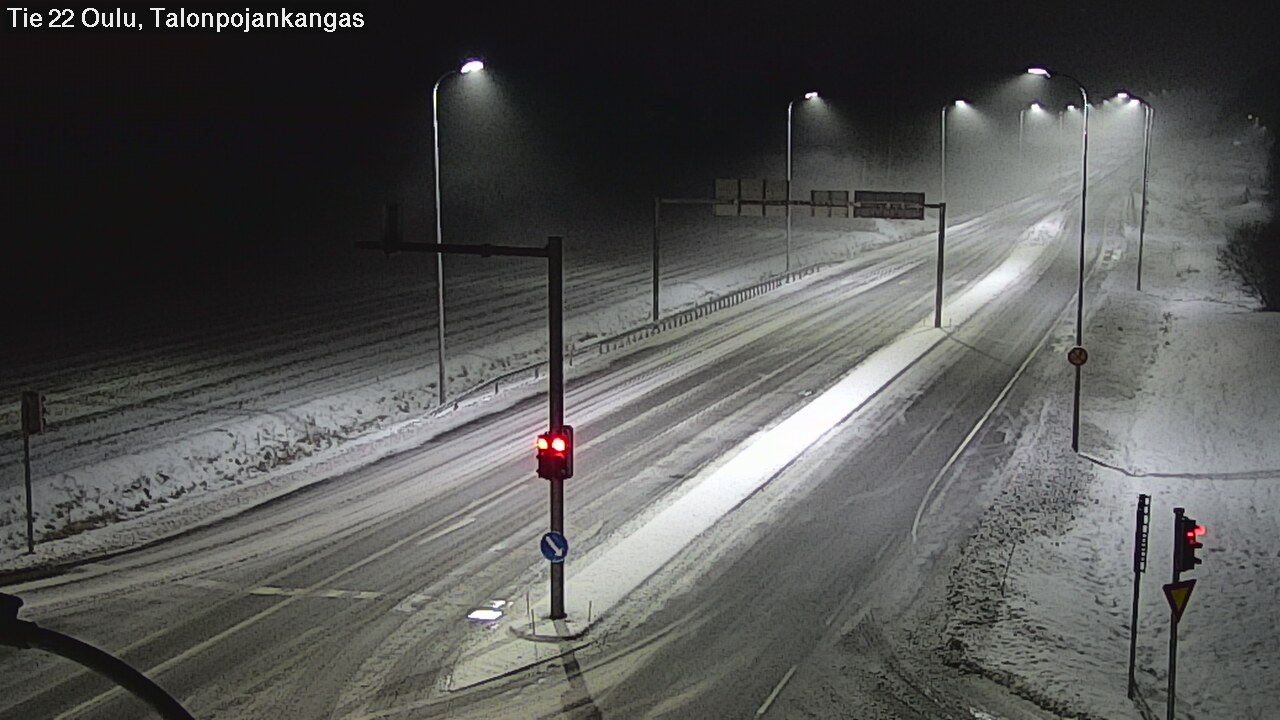 Weather Camera Image Väg 22 Oulu Heikkilänkangas, Oulu, Pohjois-Pohjanmaa