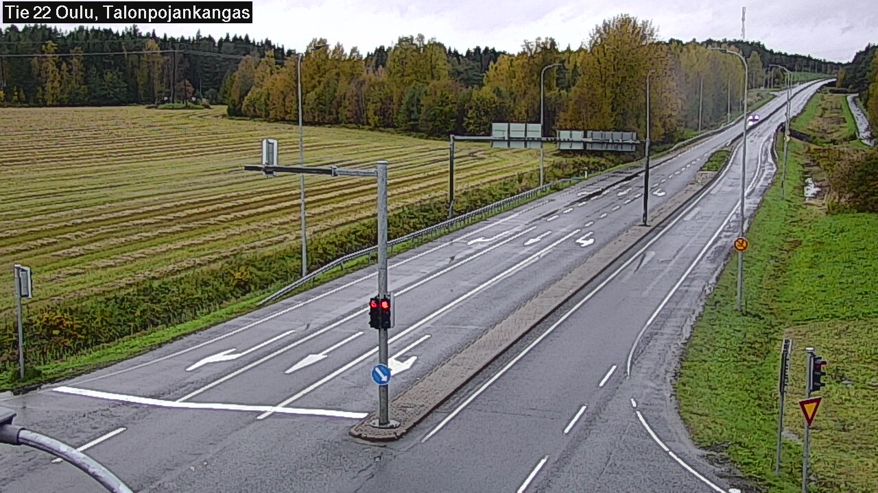 Weather Camera Image Road 22 Oulu Heikkilänkangas, Oulu, Pohjois-Pohjanmaa