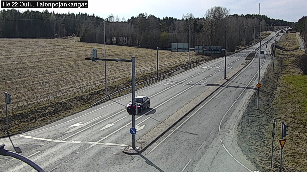 Weather Camera Image Väg 22 Oulu Heikkilänkangas, Oulu, Pohjois-Pohjanmaa