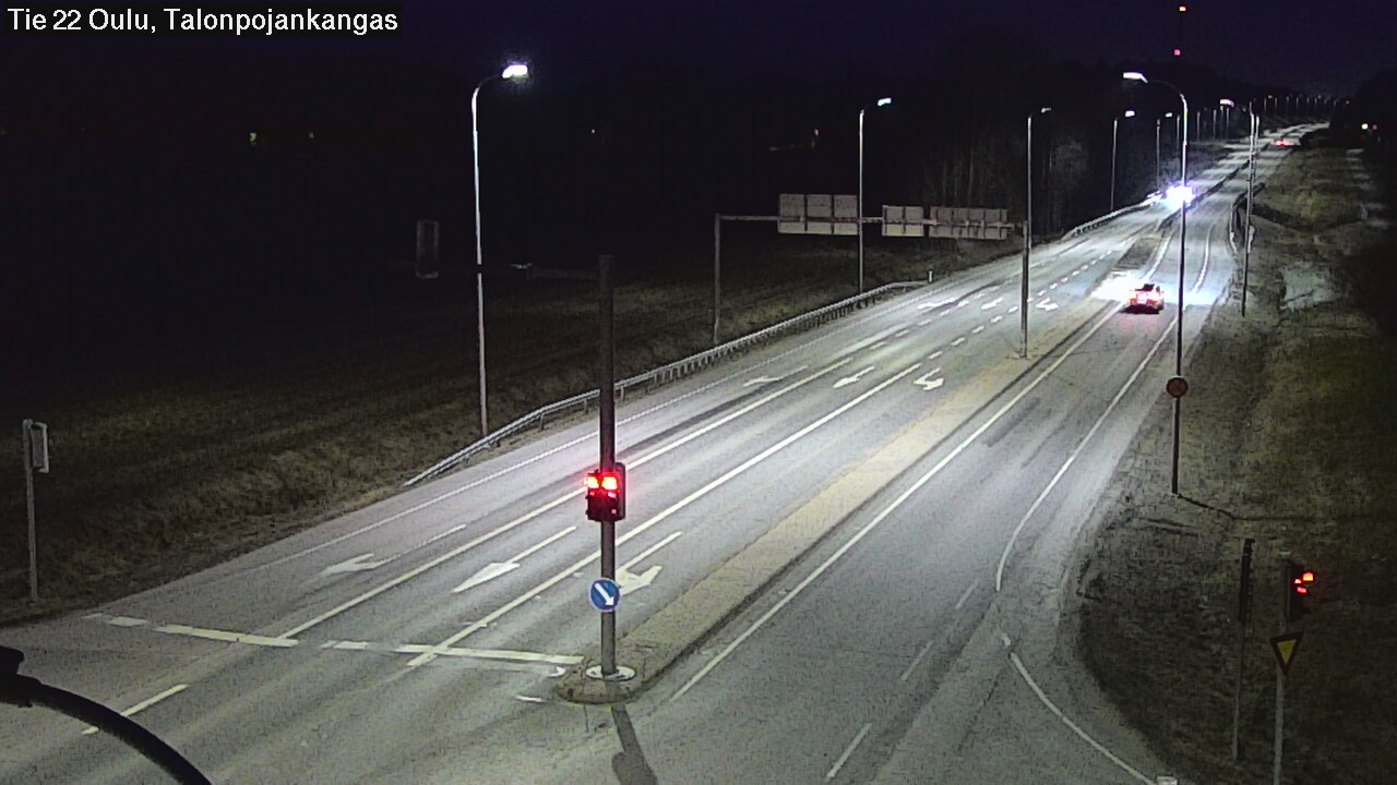 Weather Camera Image Väg 22 Oulu Heikkilänkangas, Oulu, Pohjois-Pohjanmaa