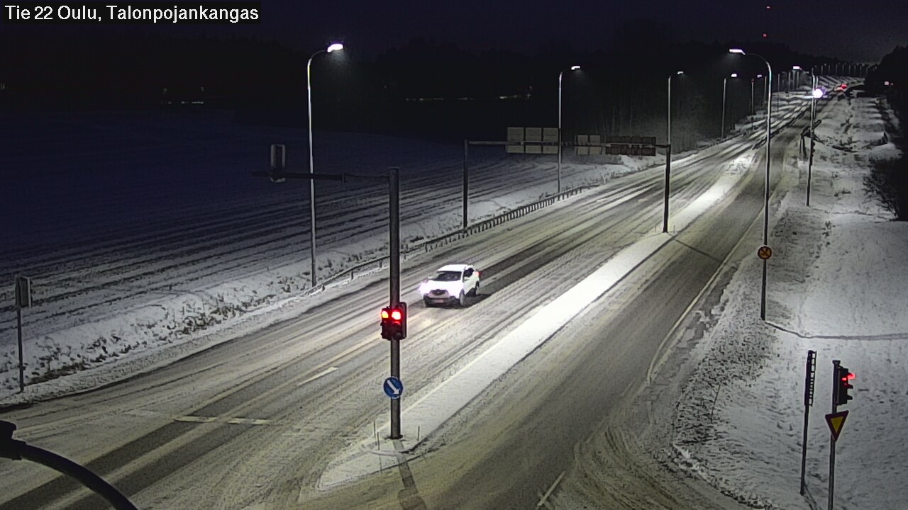 Weather Camera Image Väg 22 Oulu Heikkilänkangas, Oulu, Pohjois-Pohjanmaa