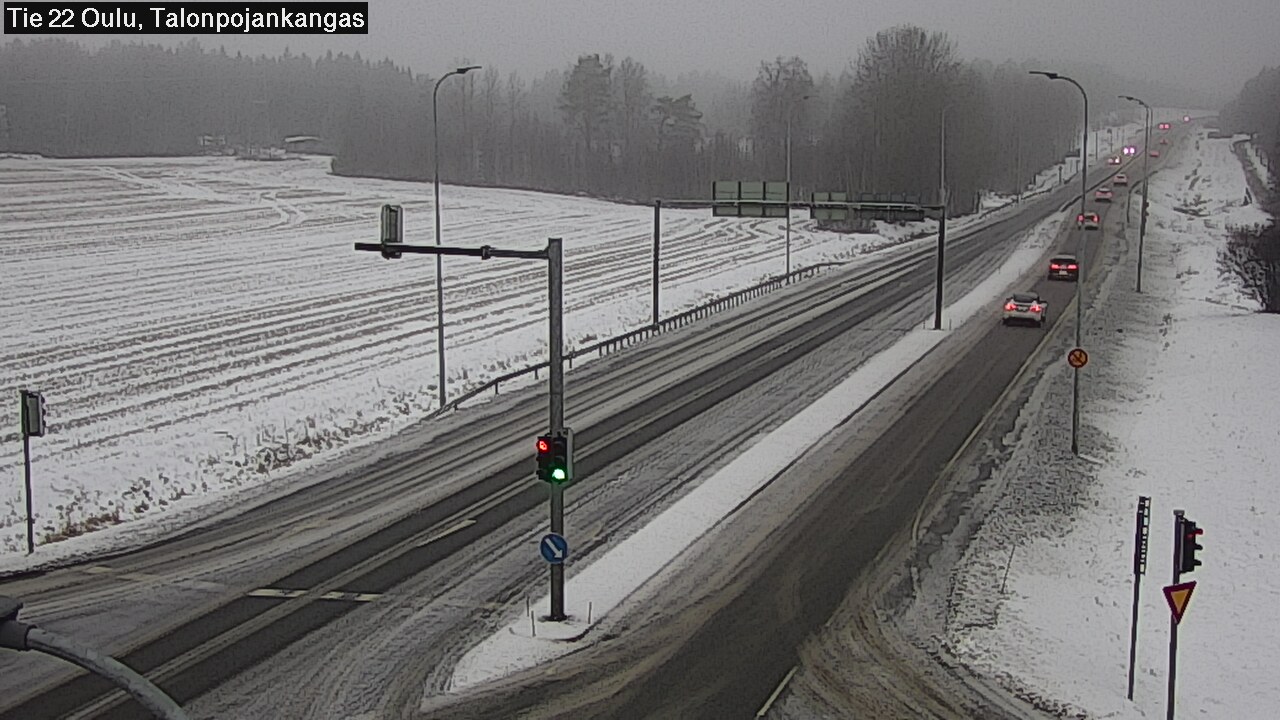 Weather Camera Image Väg 22 Oulu Heikkilänkangas, Oulu, Pohjois-Pohjanmaa