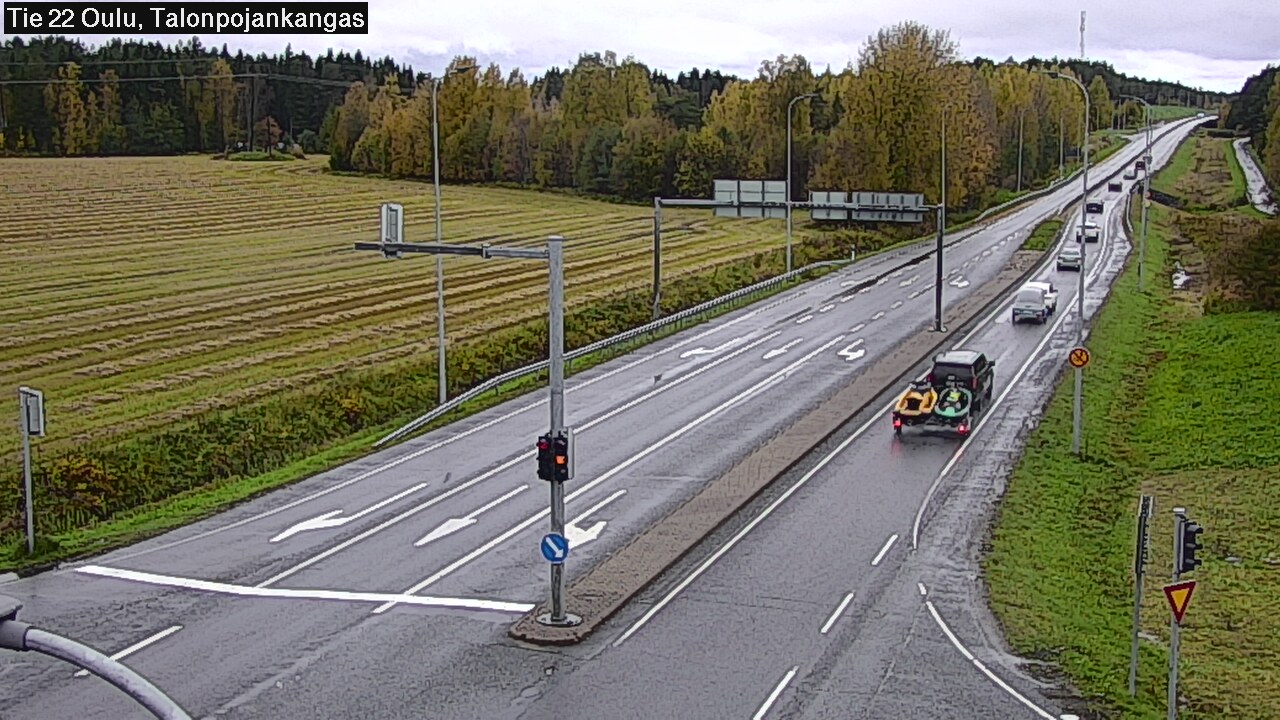 Weather Camera Image Road 22 Oulu Heikkilänkangas, Oulu, Pohjois-Pohjanmaa