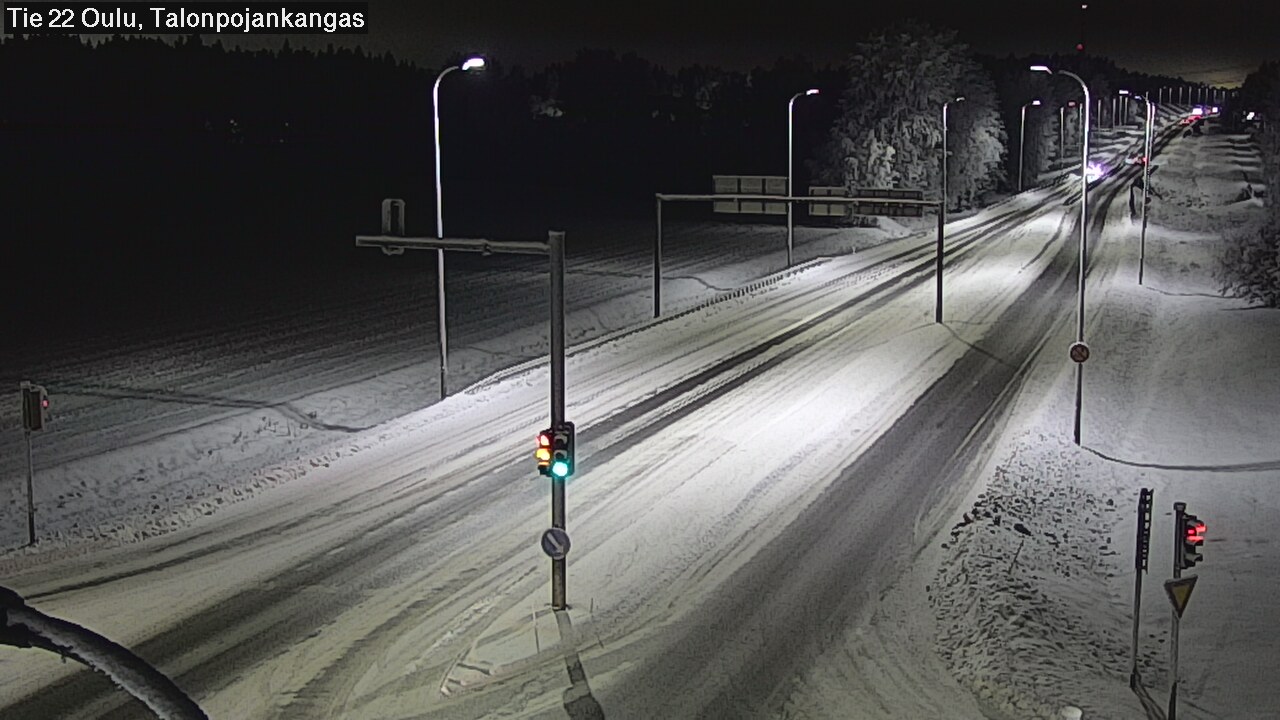 Weather Camera Image Väg 22 Oulu Heikkilänkangas, Oulu, Pohjois-Pohjanmaa