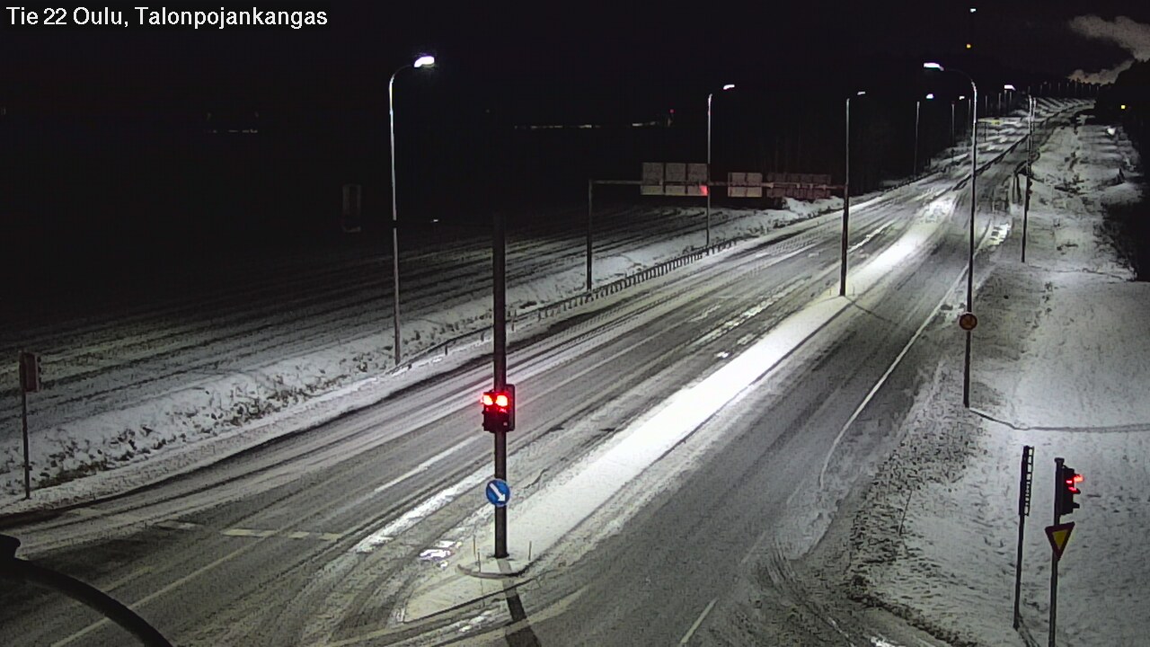 Weather Camera Image Väg 22 Oulu Heikkilänkangas, Oulu, Pohjois-Pohjanmaa