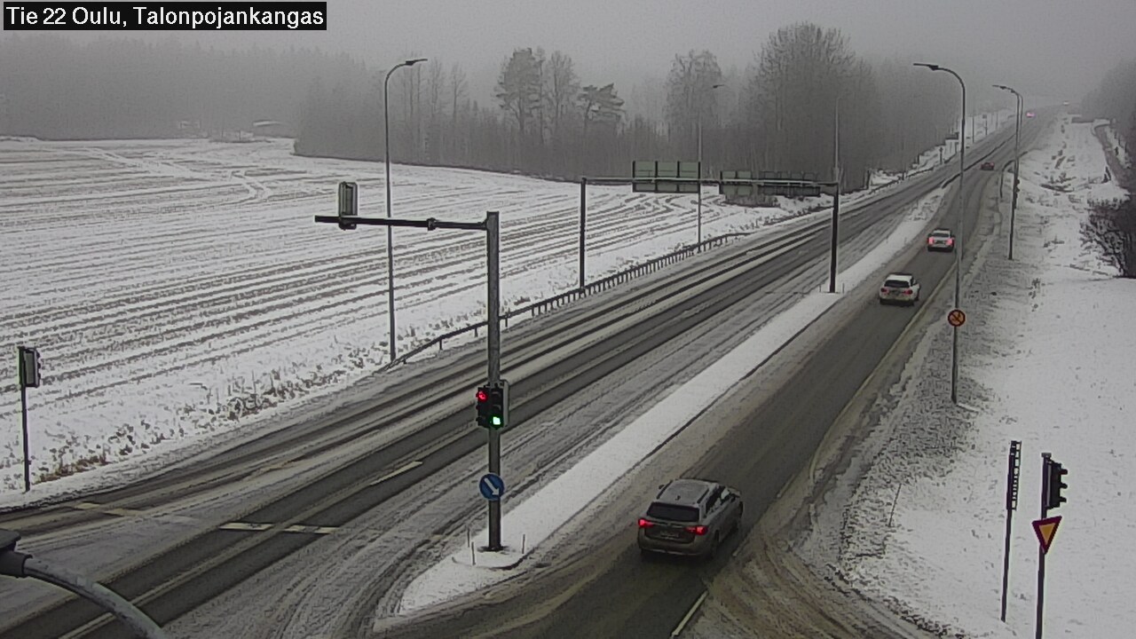 Weather Camera Image Väg 22 Oulu Heikkilänkangas, Oulu, Pohjois-Pohjanmaa