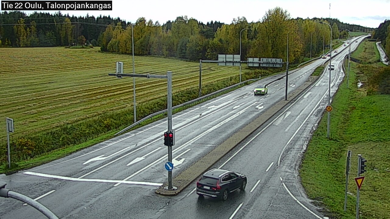 Weather Camera Image Road 22 Oulu Heikkilänkangas, Oulu, Pohjois-Pohjanmaa