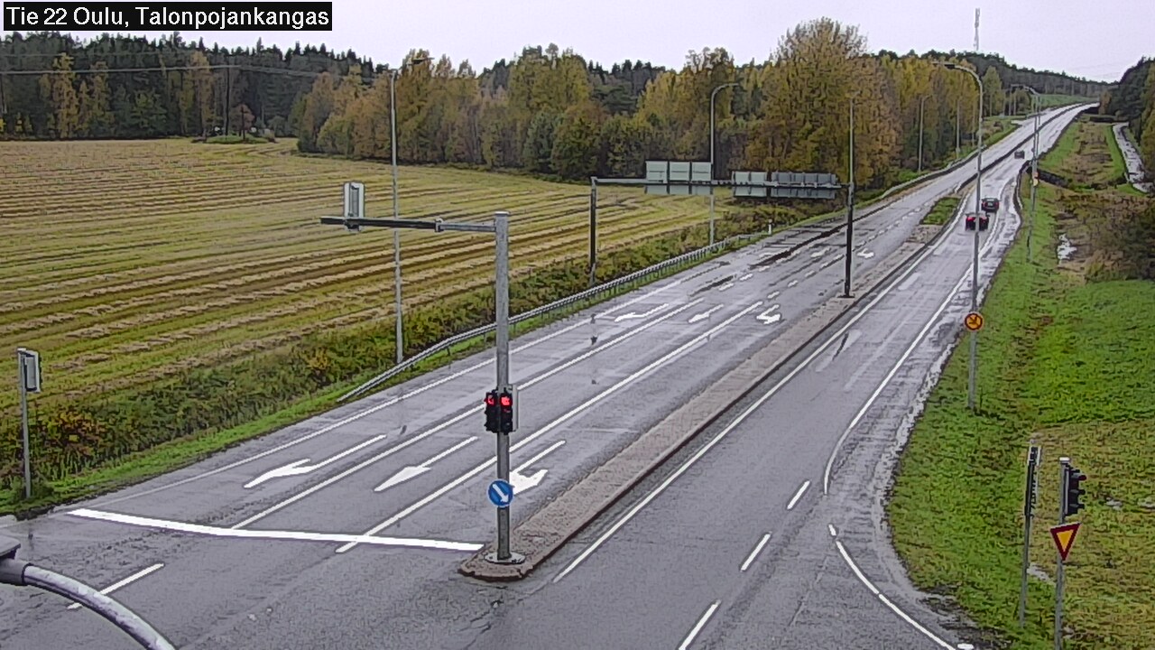 Weather Camera Image Road 22 Oulu Heikkilänkangas, Oulu, Pohjois-Pohjanmaa