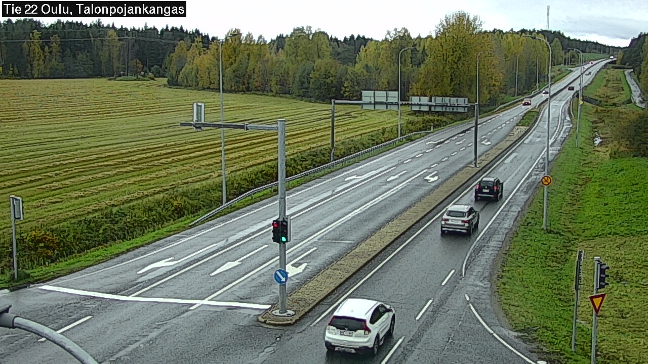 Weather Camera Image Road 22 Oulu Heikkilänkangas, Oulu, Pohjois-Pohjanmaa