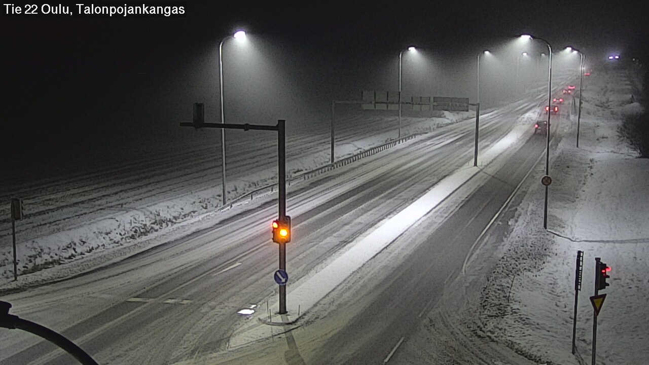 Weather Camera Image Väg 22 Oulu Heikkilänkangas, Oulu, Pohjois-Pohjanmaa