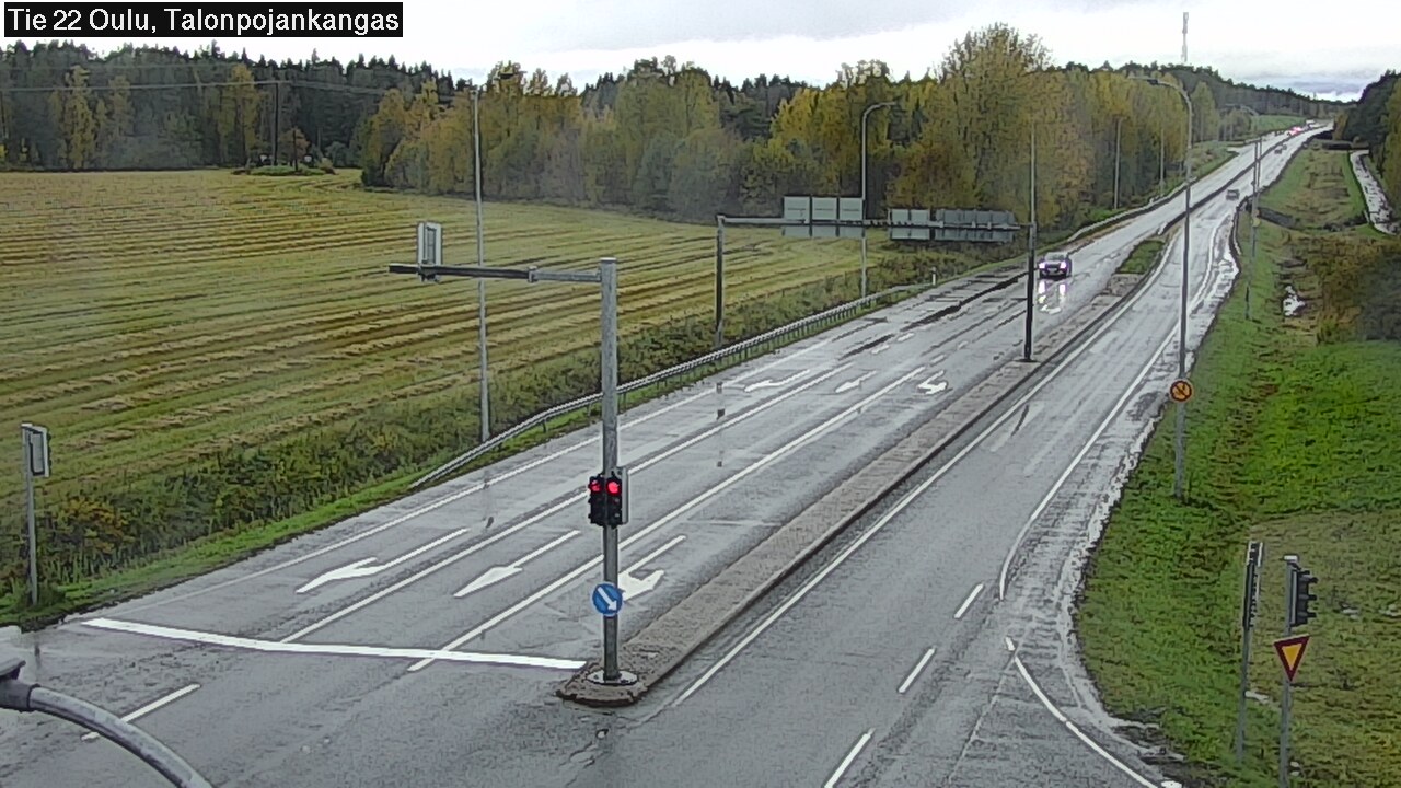 Weather Camera Image Road 22 Oulu Heikkilänkangas, Oulu, Pohjois-Pohjanmaa