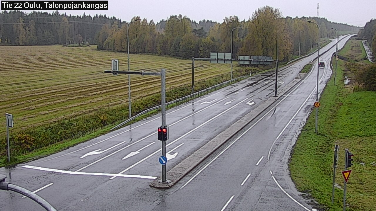 Weather Camera Image Road 22 Oulu Heikkilänkangas, Oulu, Pohjois-Pohjanmaa
