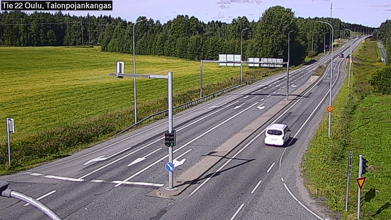 Weather Camera Image Väg 22 Oulu Heikkilänkangas, Oulu, Pohjois-Pohjanmaa