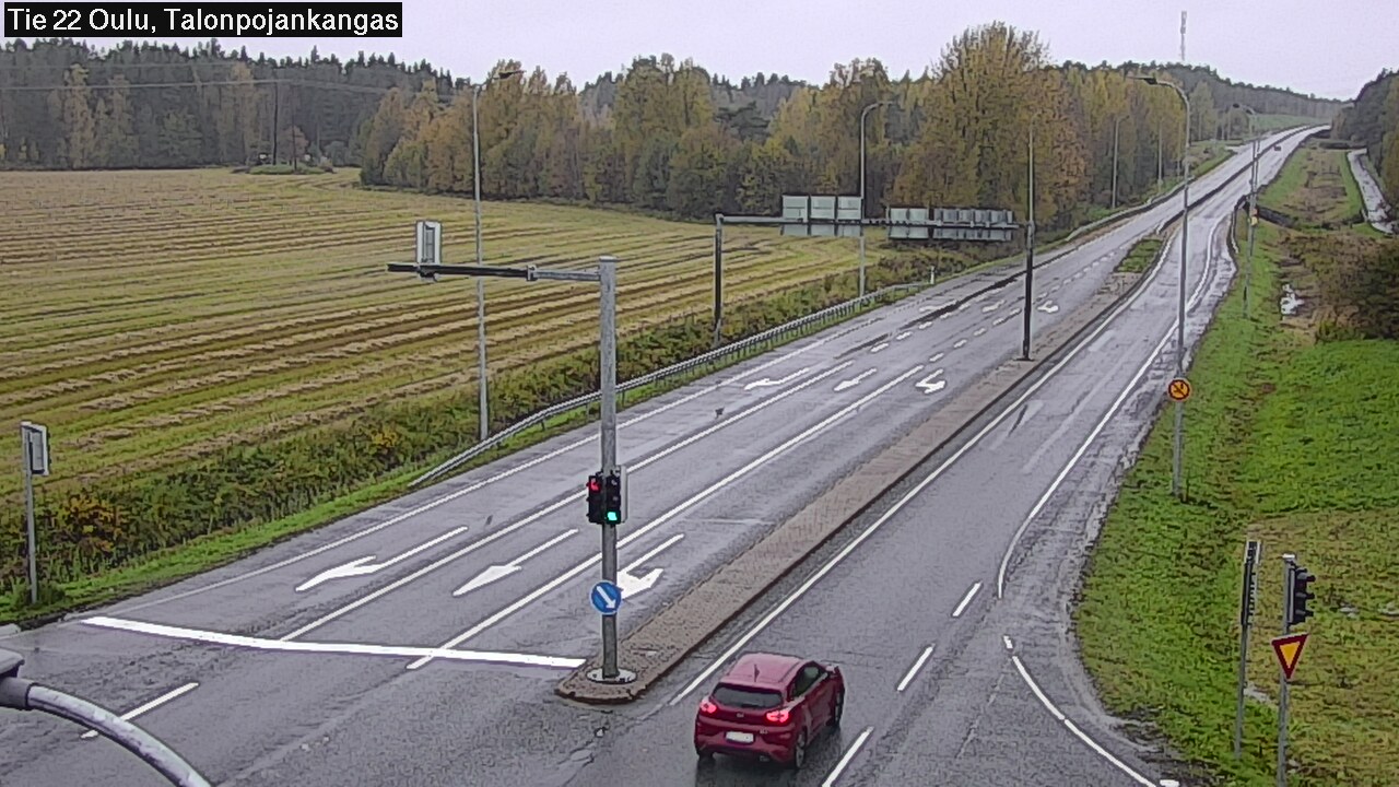 Weather Camera Image Road 22 Oulu Heikkilänkangas, Oulu, Pohjois-Pohjanmaa