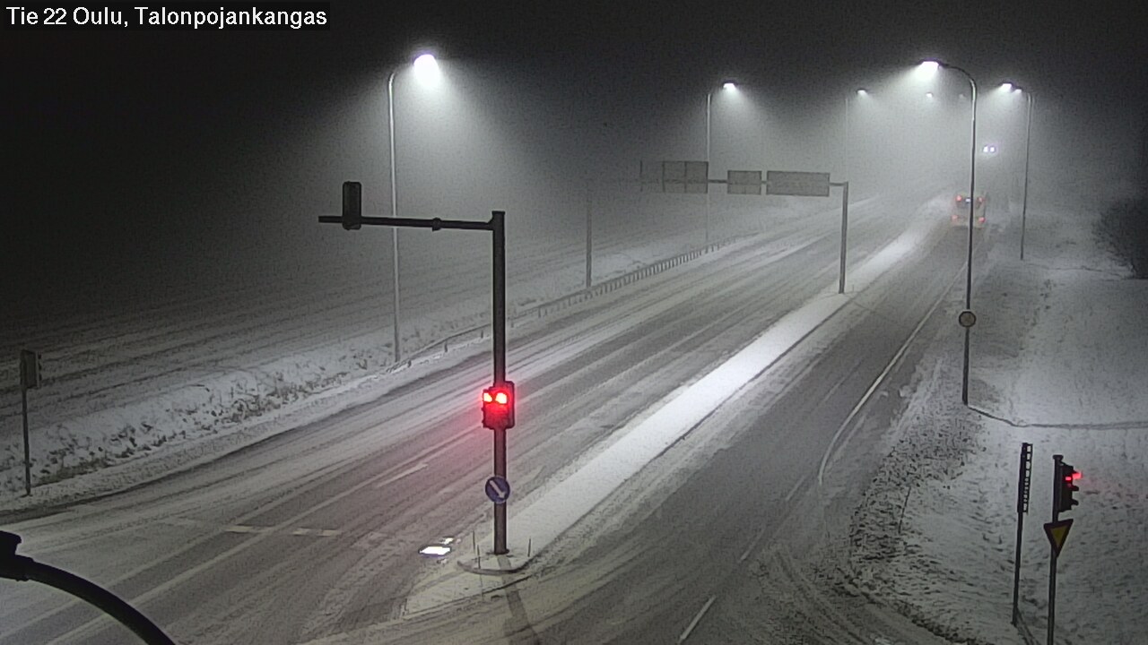 Weather Camera Image Väg 22 Oulu Heikkilänkangas, Oulu, Pohjois-Pohjanmaa