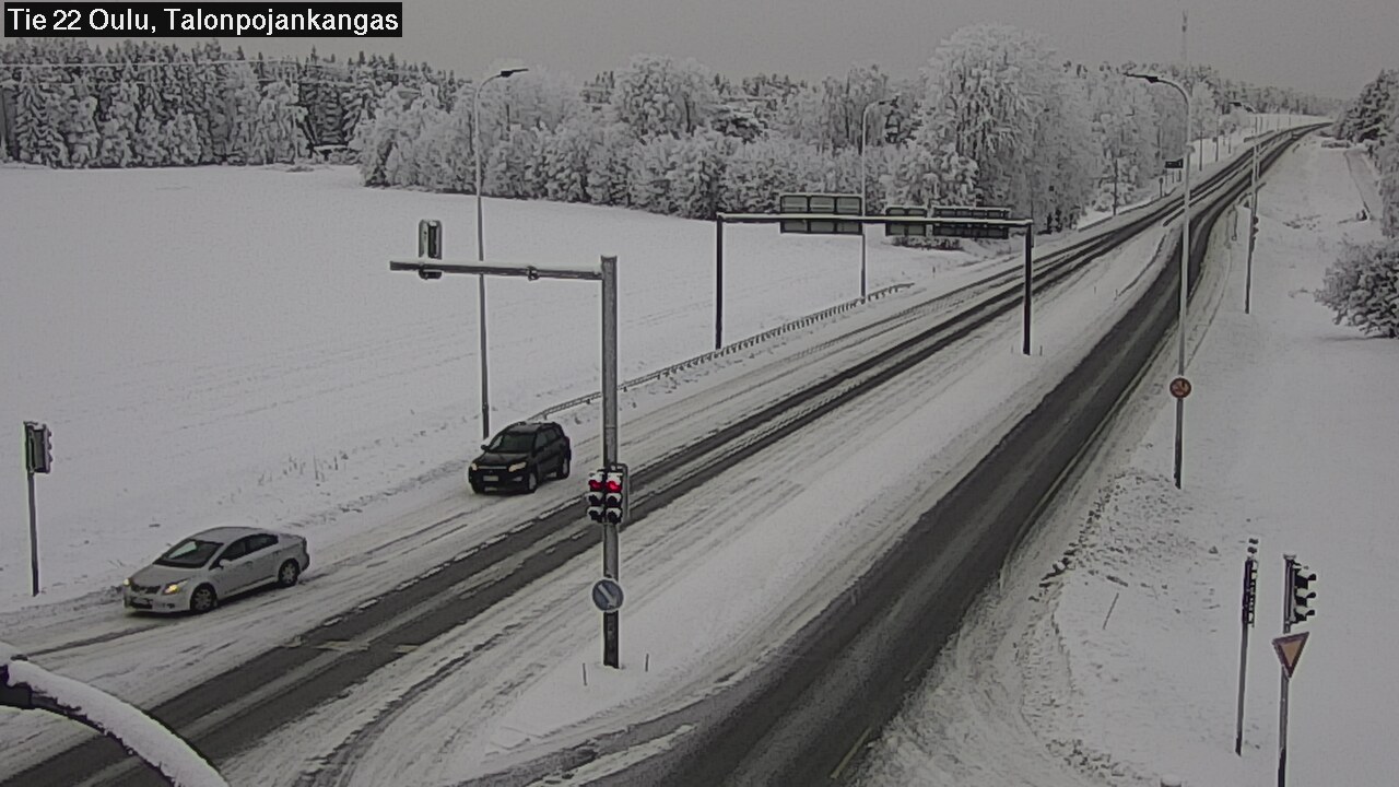 Weather Camera Image Väg 22 Oulu Heikkilänkangas, Oulu, Pohjois-Pohjanmaa