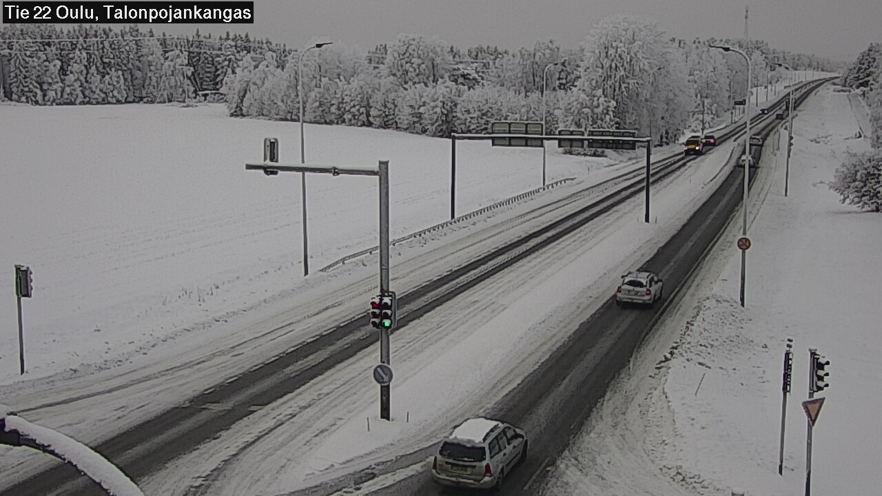 Weather Camera Image Väg 22 Oulu Heikkilänkangas, Oulu, Pohjois-Pohjanmaa