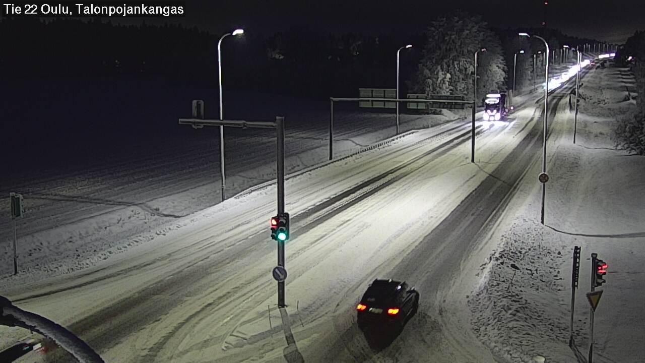 Weather Camera Image Väg 22 Oulu Heikkilänkangas, Oulu, Pohjois-Pohjanmaa
