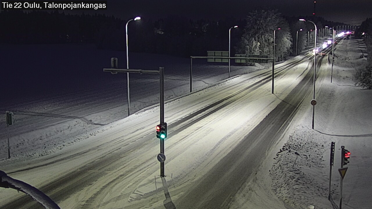 Weather Camera Image Väg 22 Oulu Heikkilänkangas, Oulu, Pohjois-Pohjanmaa