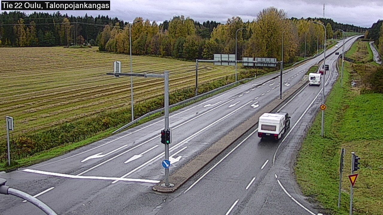 Weather Camera Image Road 22 Oulu Heikkilänkangas, Oulu, Pohjois-Pohjanmaa