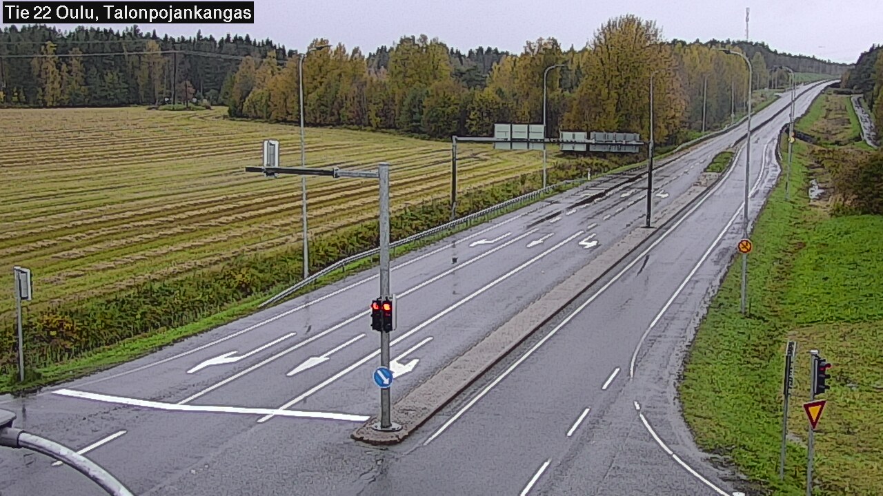 Weather Camera Image Road 22 Oulu Heikkilänkangas, Oulu, Pohjois-Pohjanmaa
