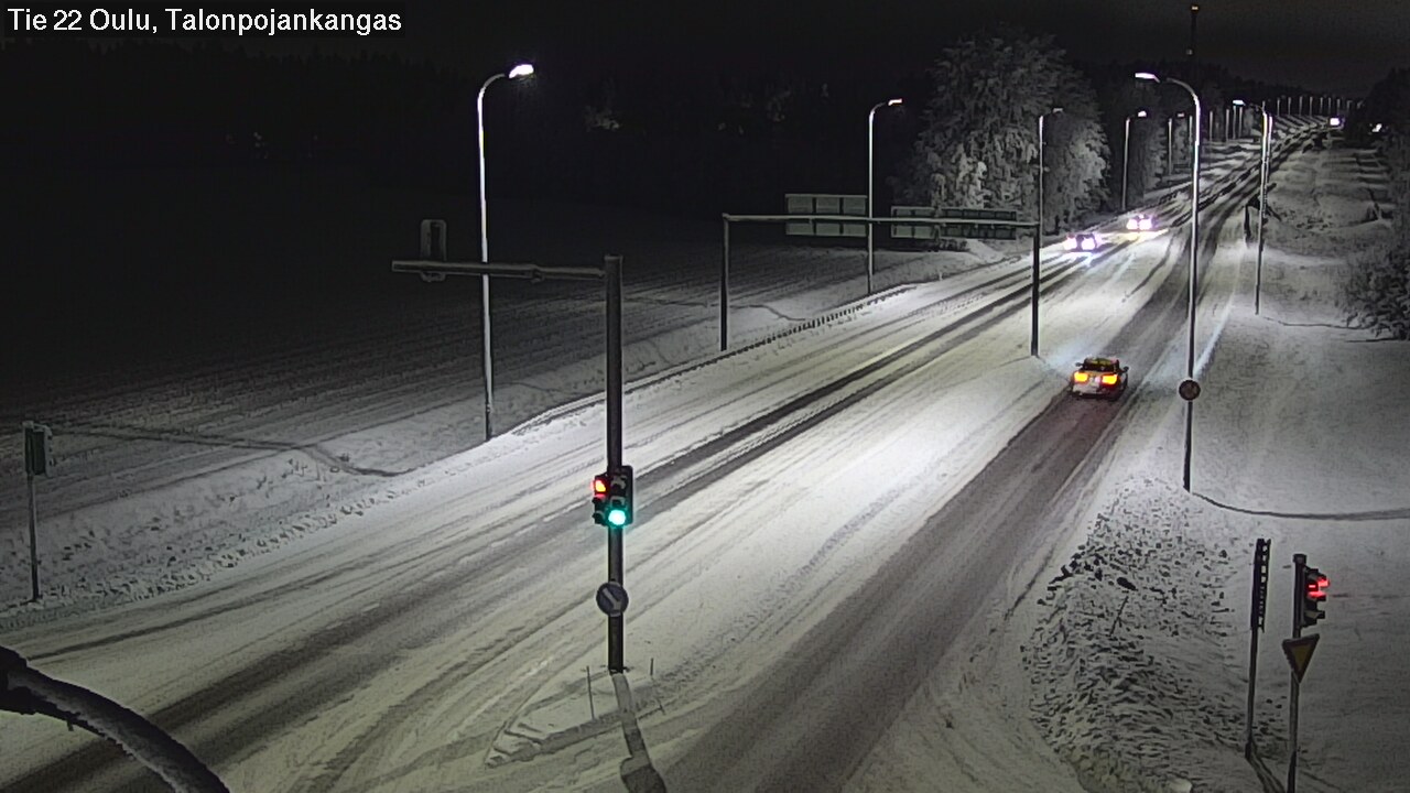 Weather Camera Image Väg 22 Oulu Heikkilänkangas, Oulu, Pohjois-Pohjanmaa