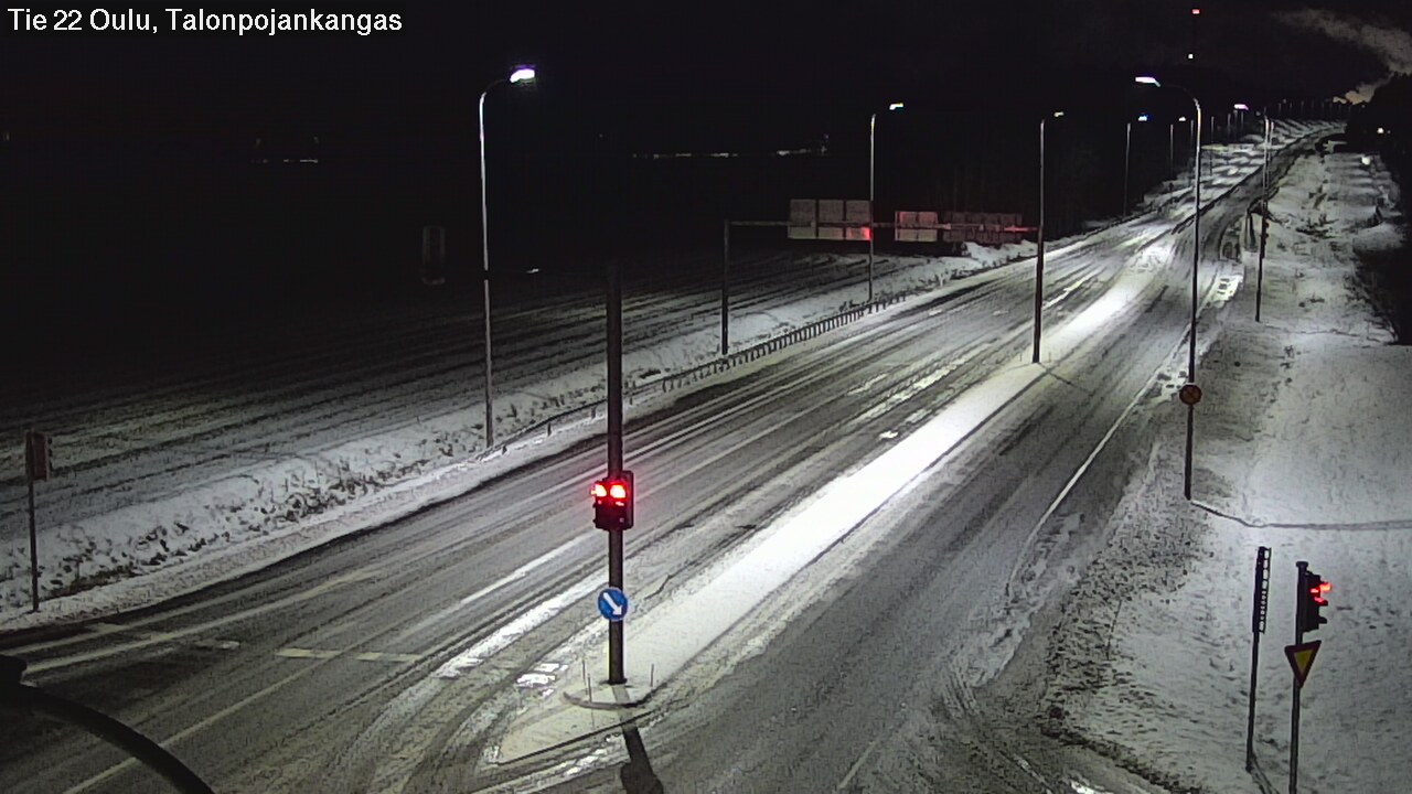 Weather Camera Image Väg 22 Oulu Heikkilänkangas, Oulu, Pohjois-Pohjanmaa