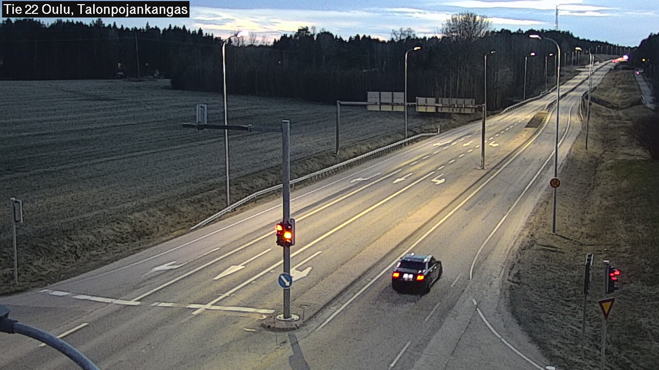 Weather Camera Image Väg 22 Oulu Heikkilänkangas, Oulu, Pohjois-Pohjanmaa