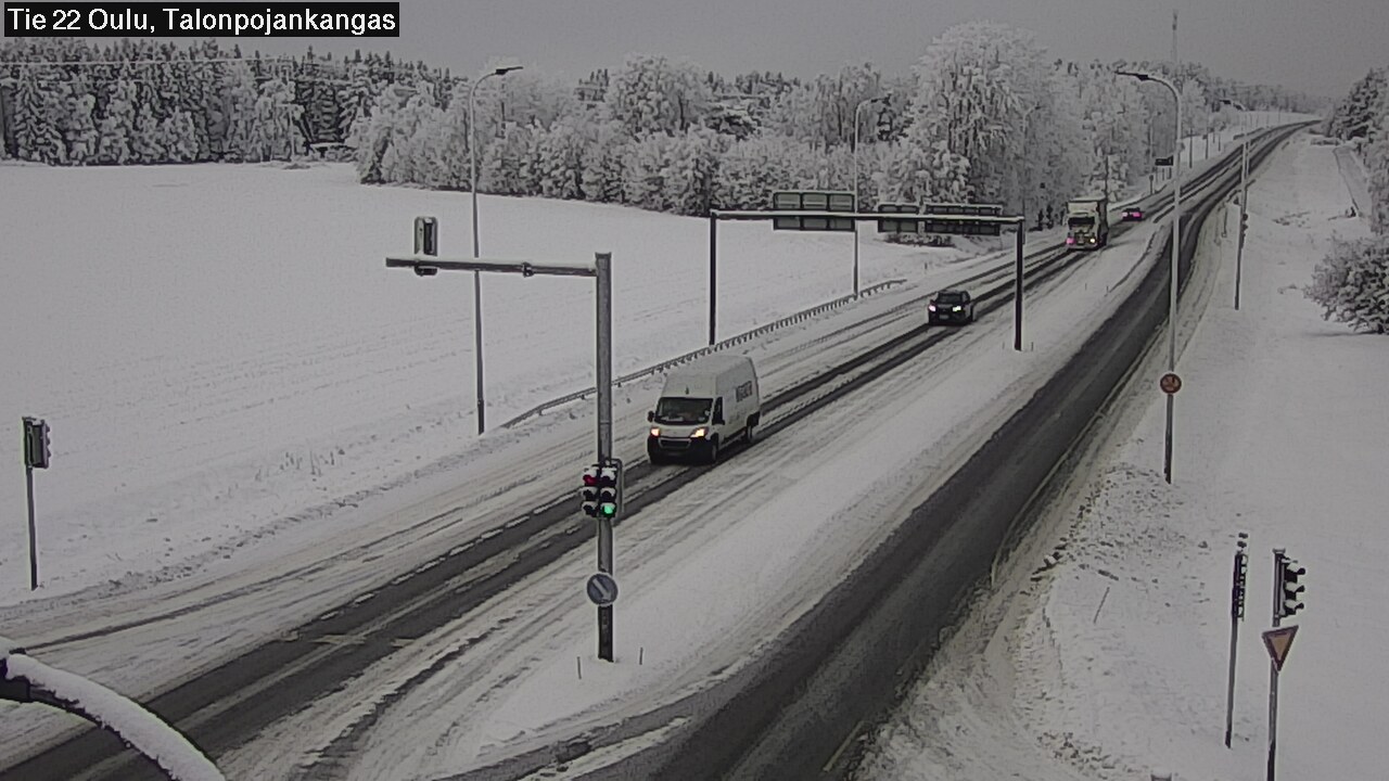 Weather Camera Image Väg 22 Oulu Heikkilänkangas, Oulu, Pohjois-Pohjanmaa