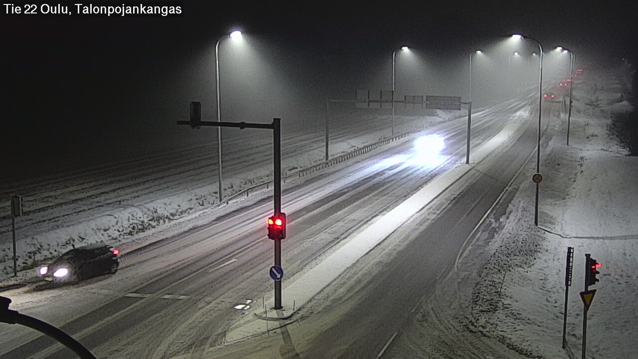 Weather Camera Image Väg 22 Oulu Heikkilänkangas, Oulu, Pohjois-Pohjanmaa