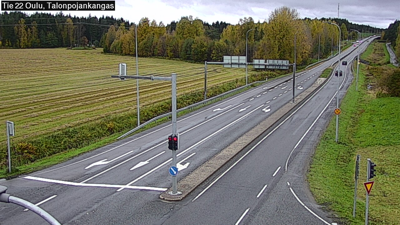 Weather Camera Image Road 22 Oulu Heikkilänkangas, Oulu, Pohjois-Pohjanmaa