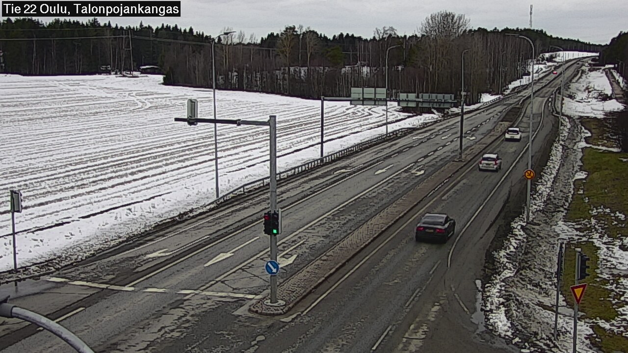 Weather Camera Image Väg 22 Oulu Heikkilänkangas, Oulu, Pohjois-Pohjanmaa