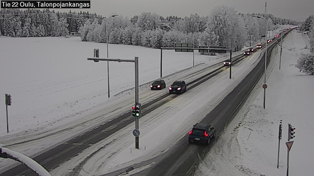 Weather Camera Image Väg 22 Oulu Heikkilänkangas, Oulu, Pohjois-Pohjanmaa