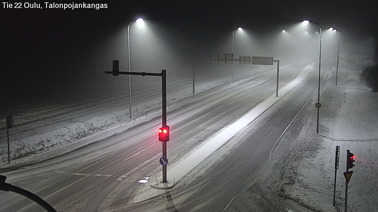 Weather Camera Image Väg 22 Oulu Heikkilänkangas, Oulu, Pohjois-Pohjanmaa