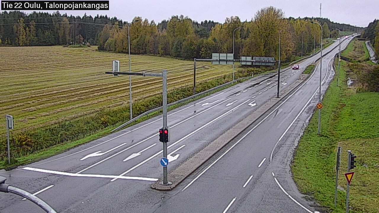 Weather Camera Image Road 22 Oulu Heikkilänkangas, Oulu, Pohjois-Pohjanmaa